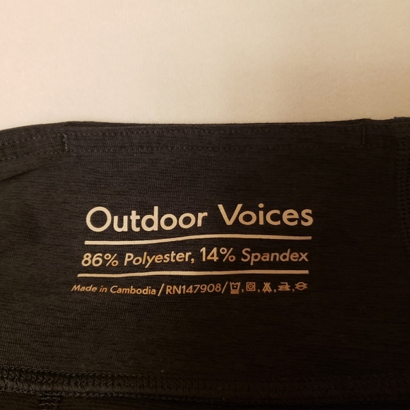 Outdoor Voices Two-Tone Athletic Leggings Size XS - Picture 7 of 11